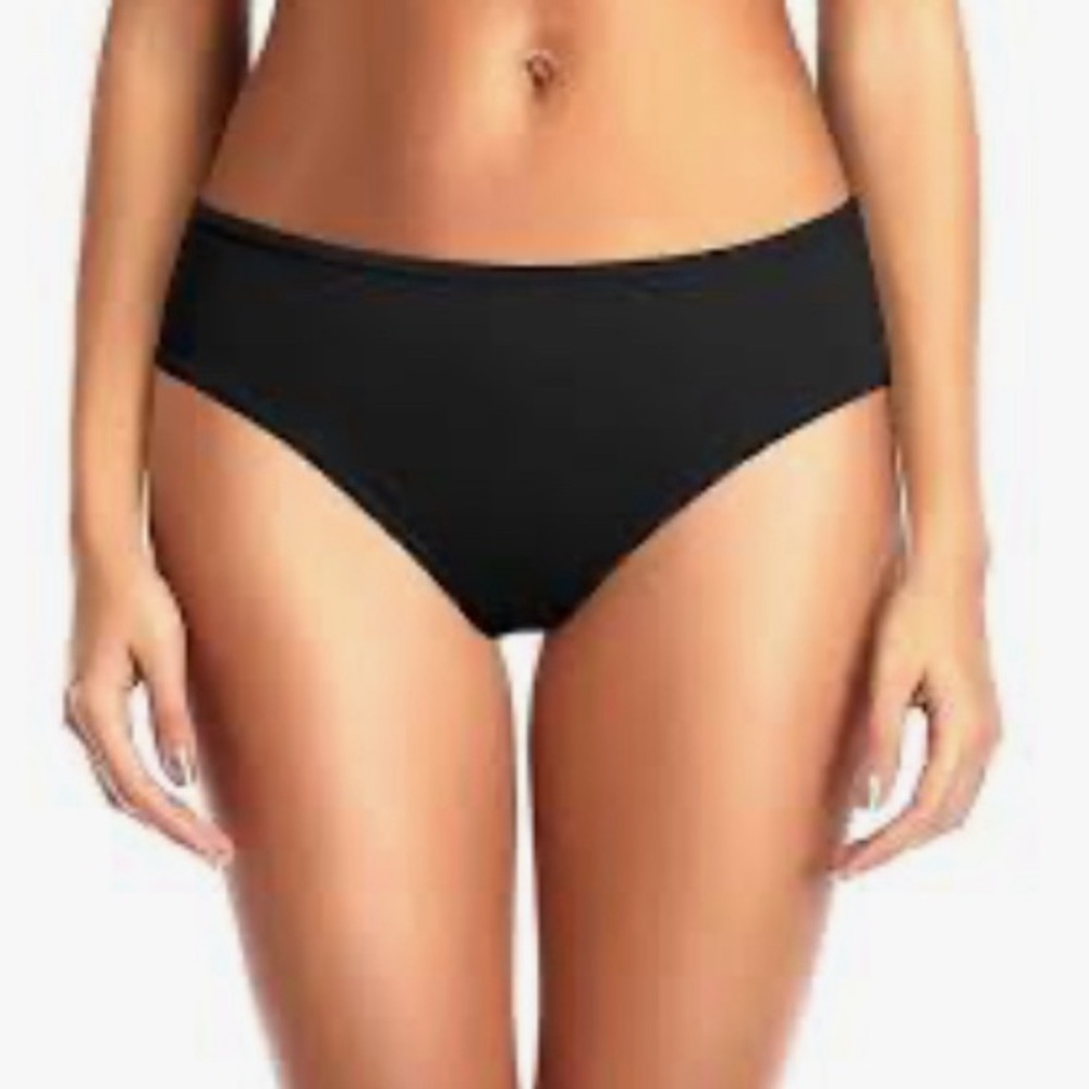NWT Tempt Me Black Full Coverage Bikini Bottoms